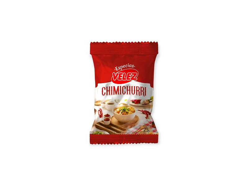 ESPECIAS VELEZ CHIMICHURRI x 25 g.