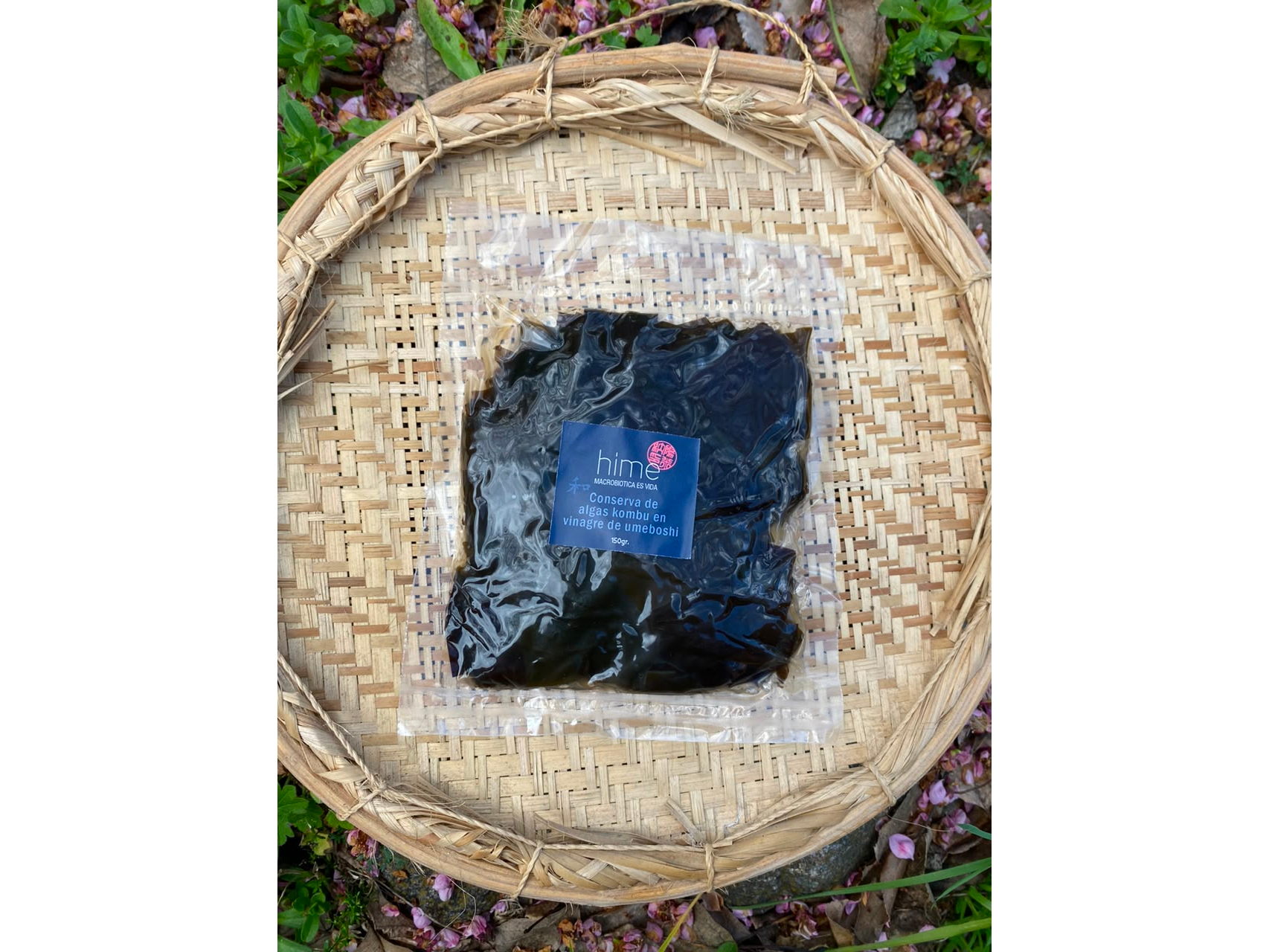 Algas kombu en vinagre de umeboshi - 150grs al vacío