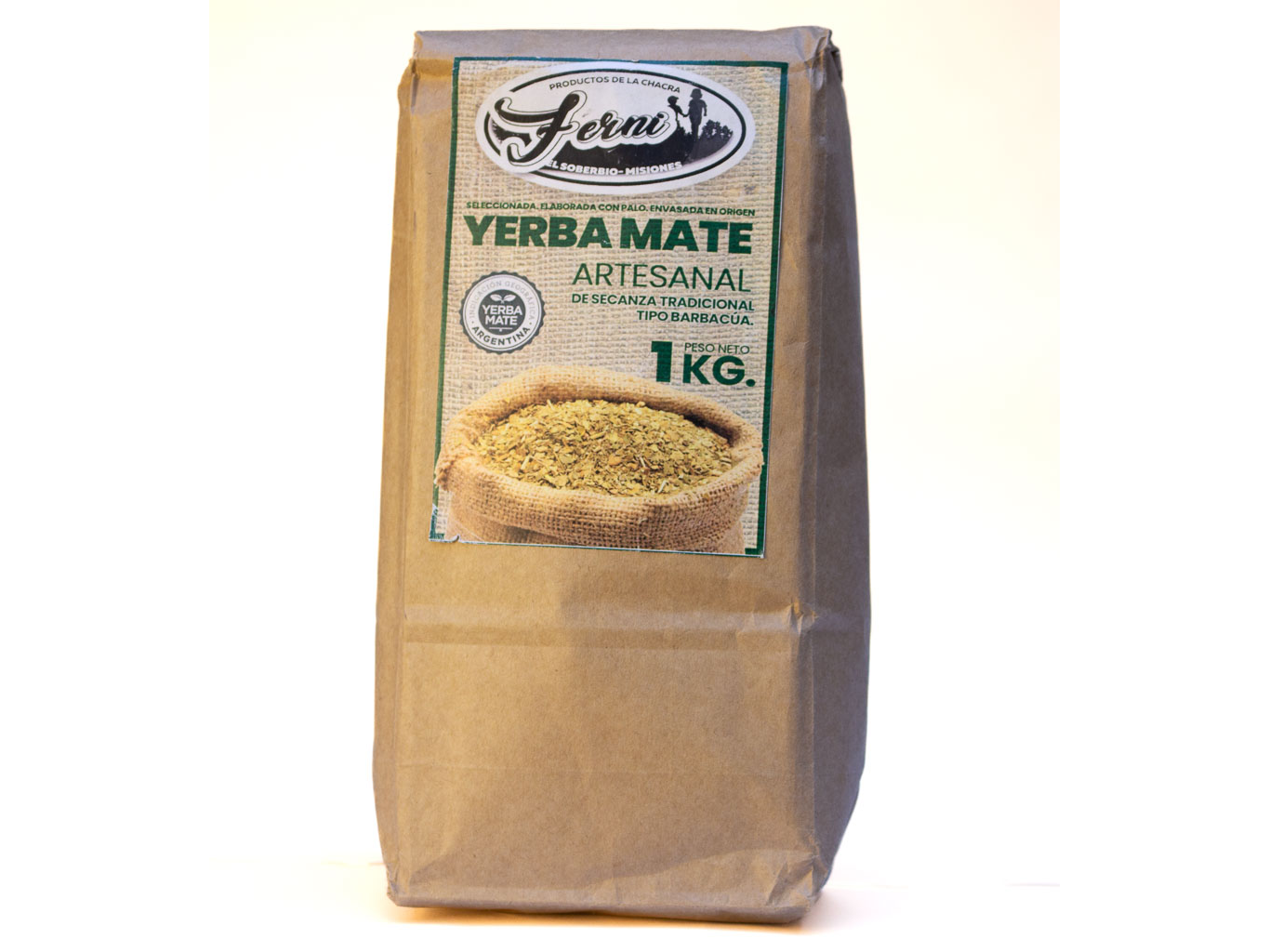 Yerba mate barbacuá 1 kg - Ferni