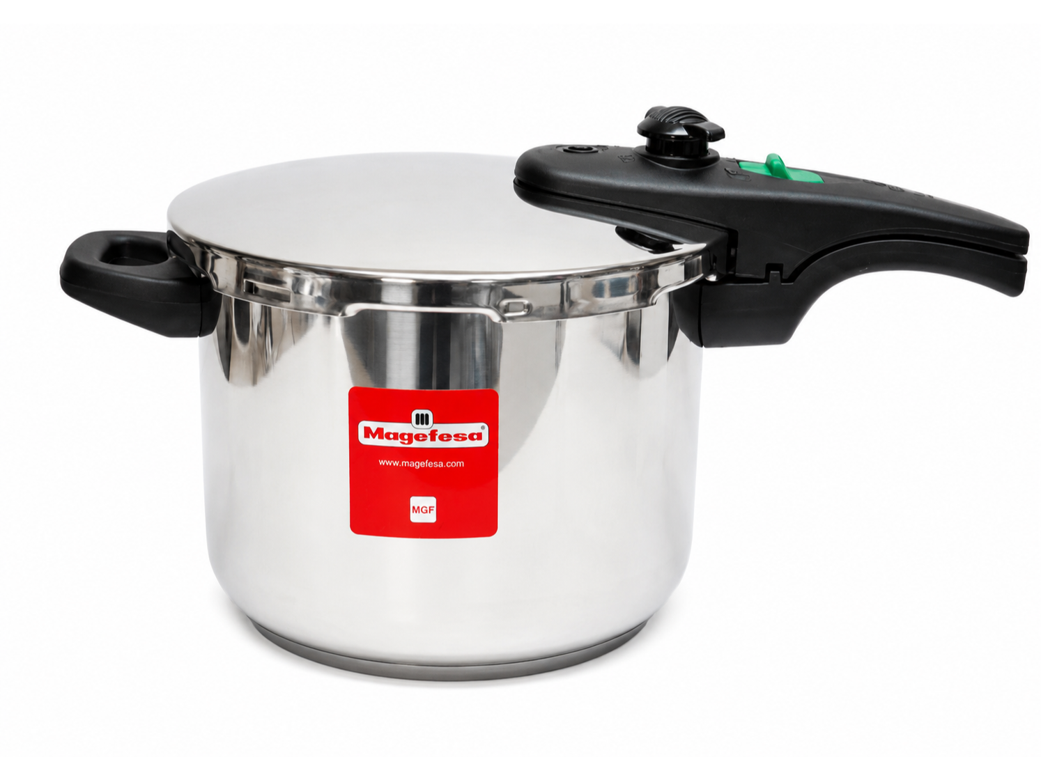Olla presión 6 lts acero inoxidable - Magefesa