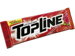 CHICLE TOPLINE FRUTA x 10
