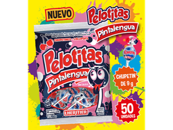 CHUPETIN PELOTITAS P.LENGUA x 50