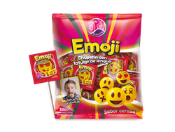 CHUPETIN TATUAJE EN LA LENGUA EMOJI x 80