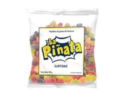 GOMA PIÑATA FRUTALES x 700g