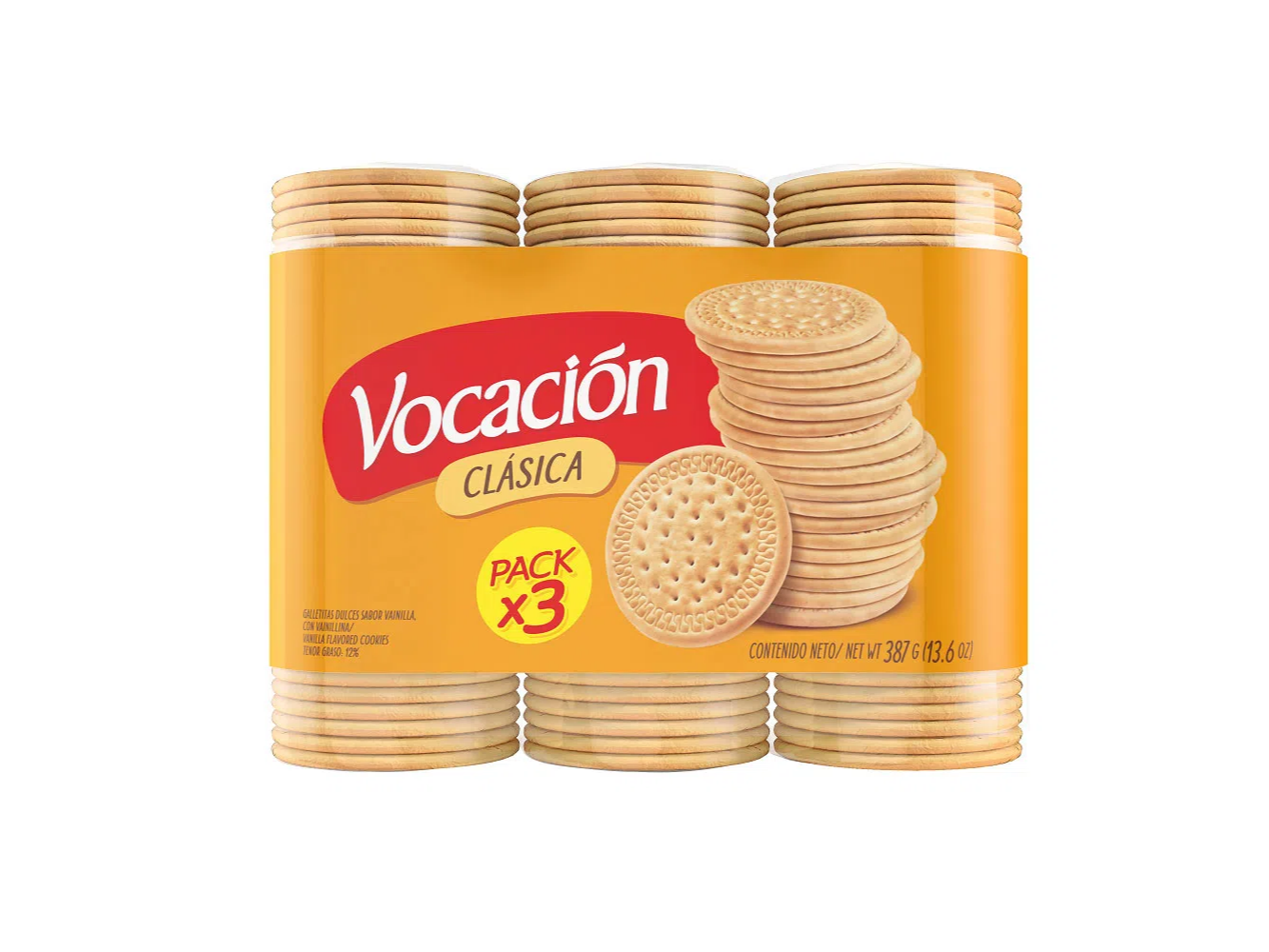 GALLETA VOCACION CLASICA x 3