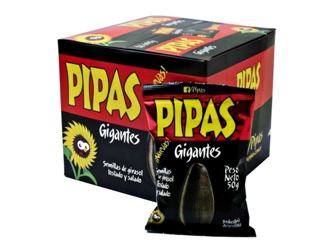 PIPAS GIGANTES x 12