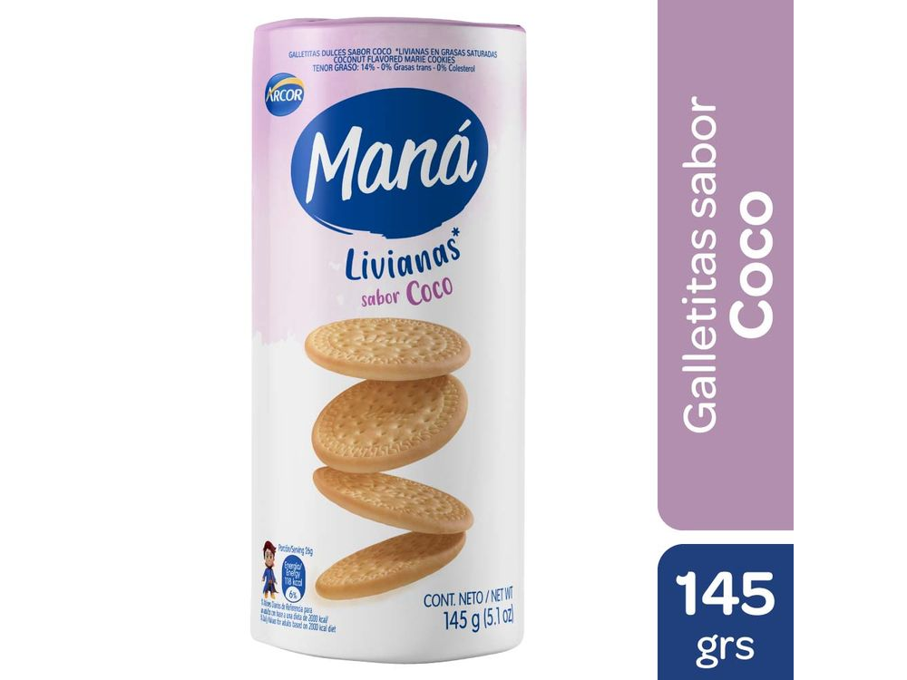 GALLETA MANA COCO 145g