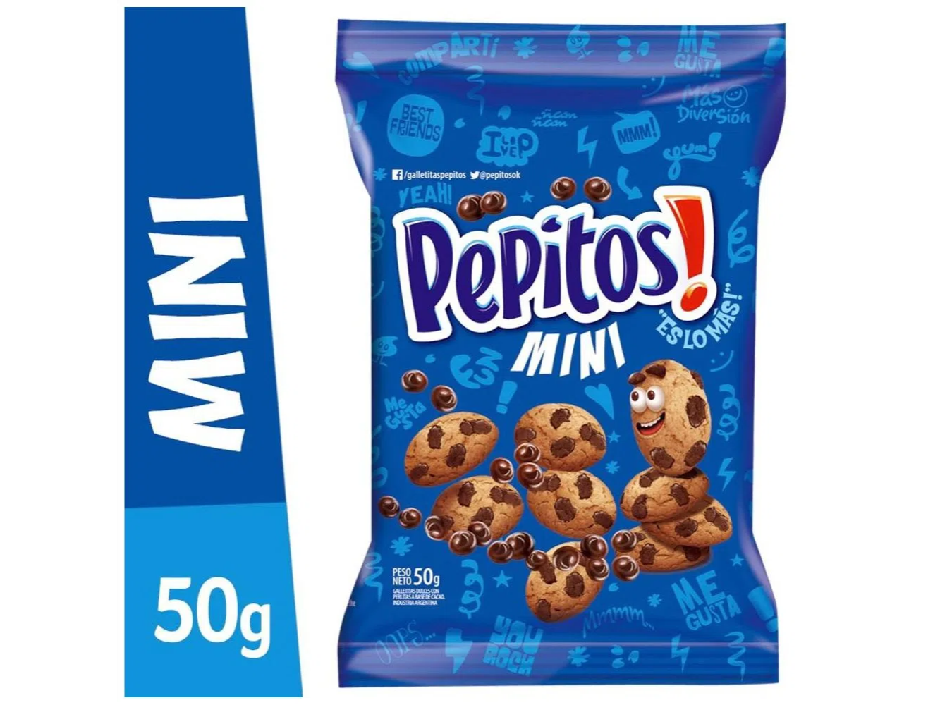 GALLETA MINI PEPITOS x 50g