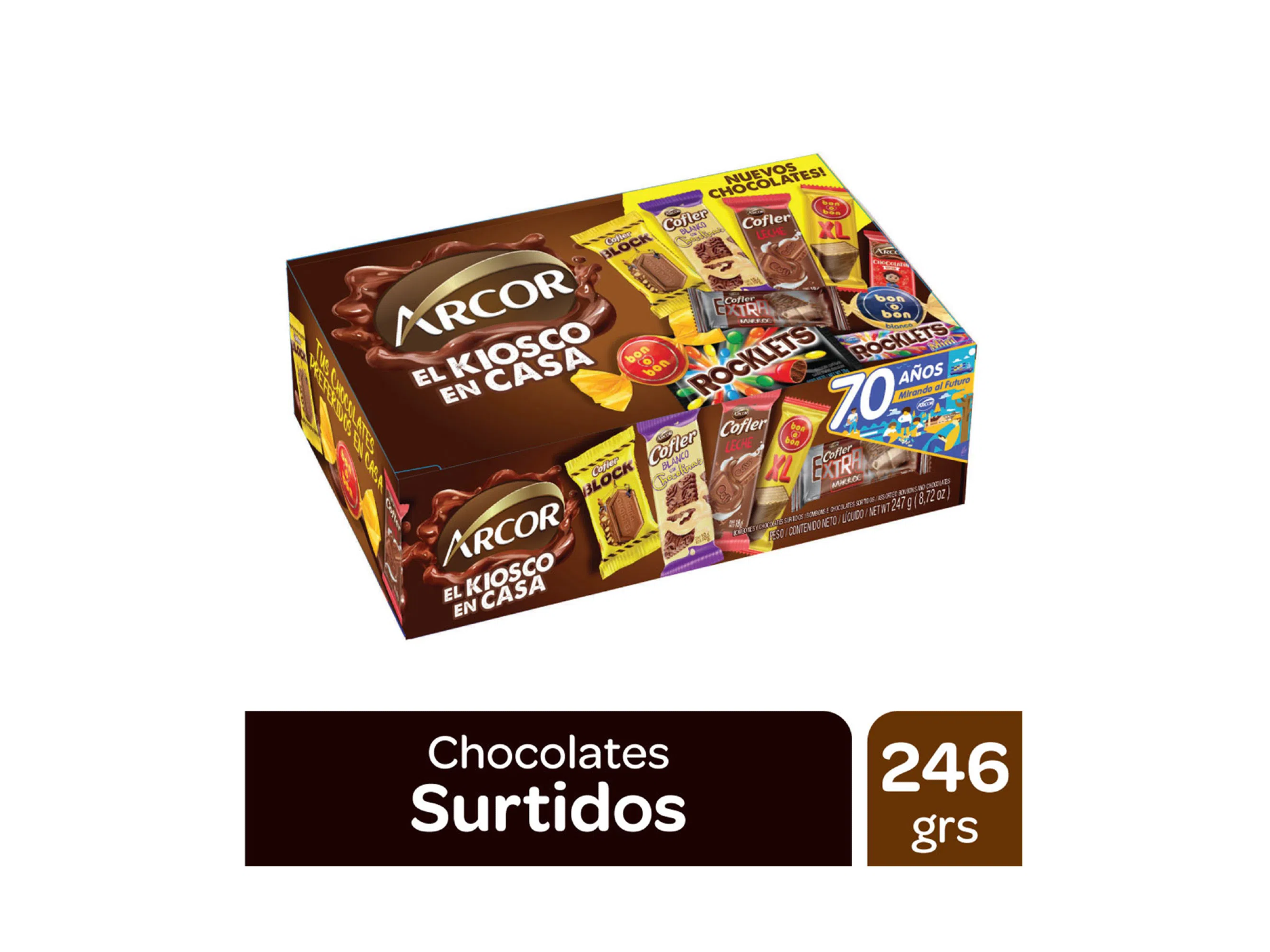 BOMBON ARCOR KIOSCO EN CASA x 246g