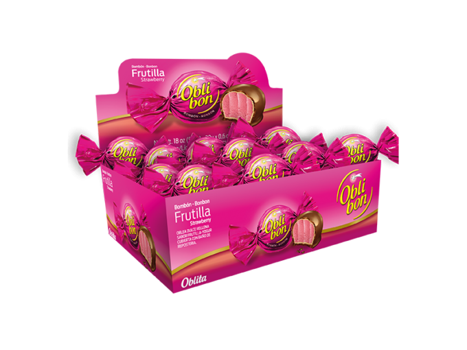 BOMBON OBLIBON FRUTILLA x 30