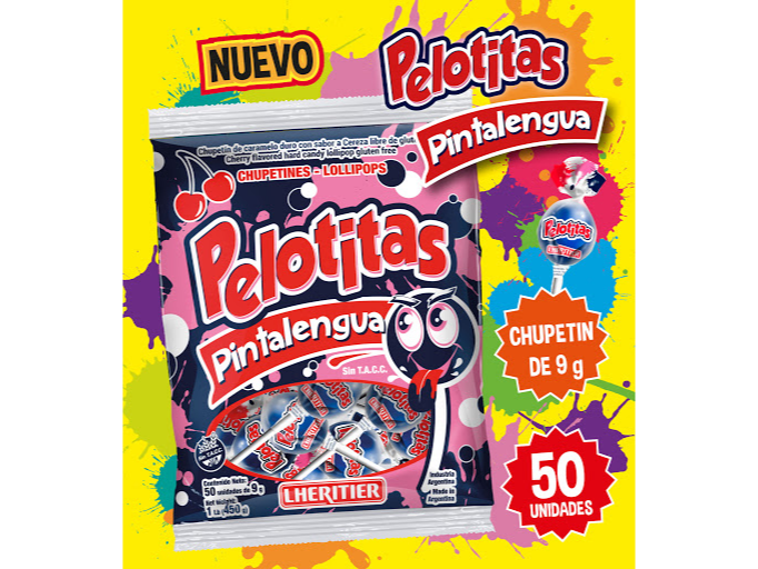 CHUPETIN PELOTITAS P.LENGUA x 50