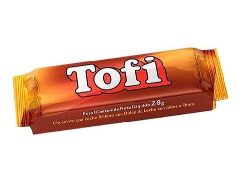 CHOCOLATE TOFI NEGRO 28g