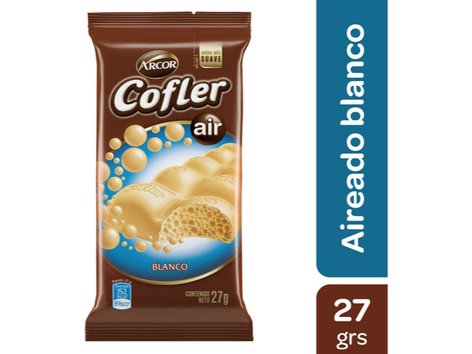 CHOCOLATE COFLER AIR BLANCO 27g