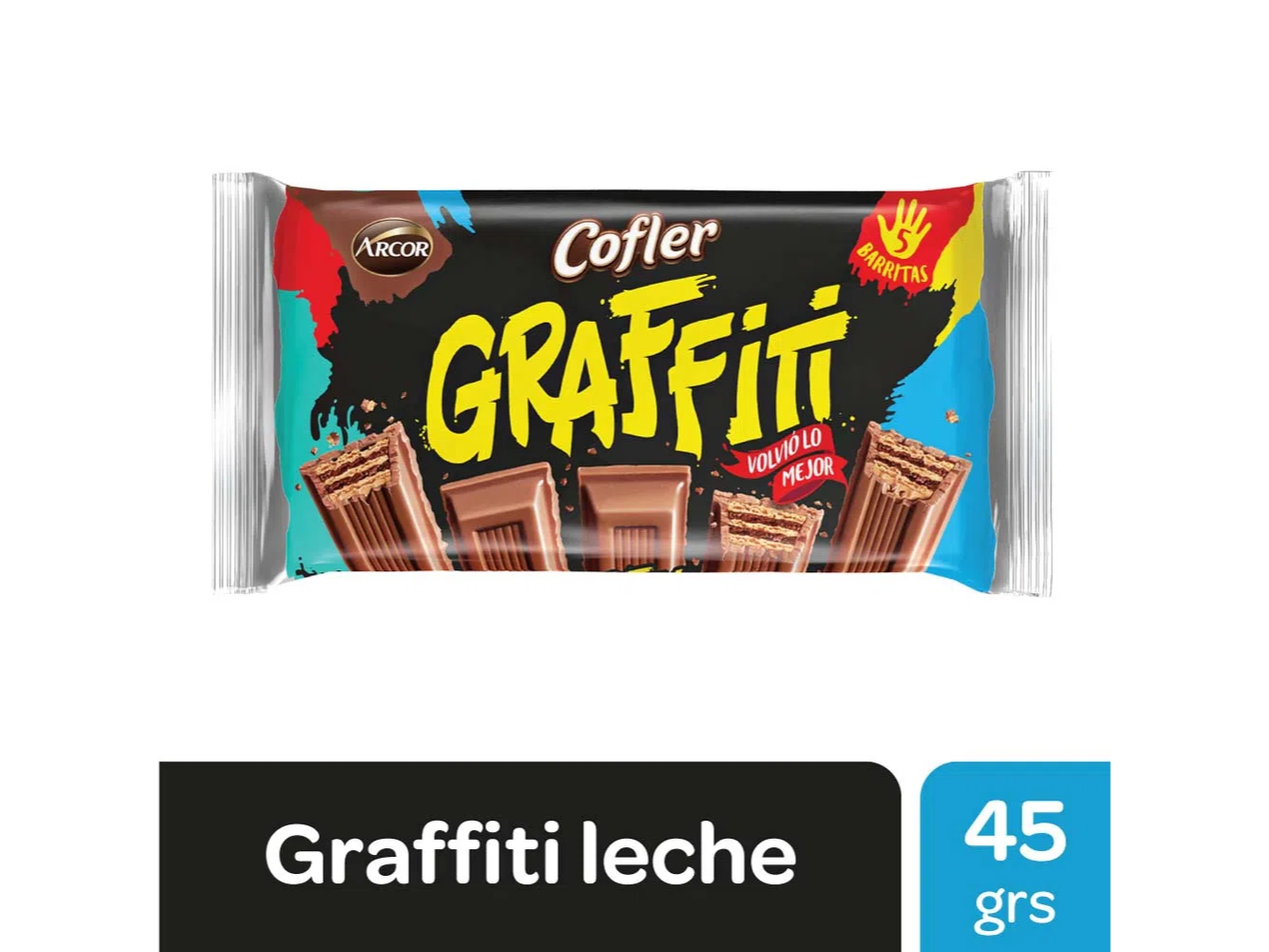 CHOCOLATE COFLER GRAFFITI NEGRO x 45g