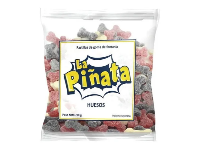 GOMA PIÑATA HUESOS ACIDOS x 700g