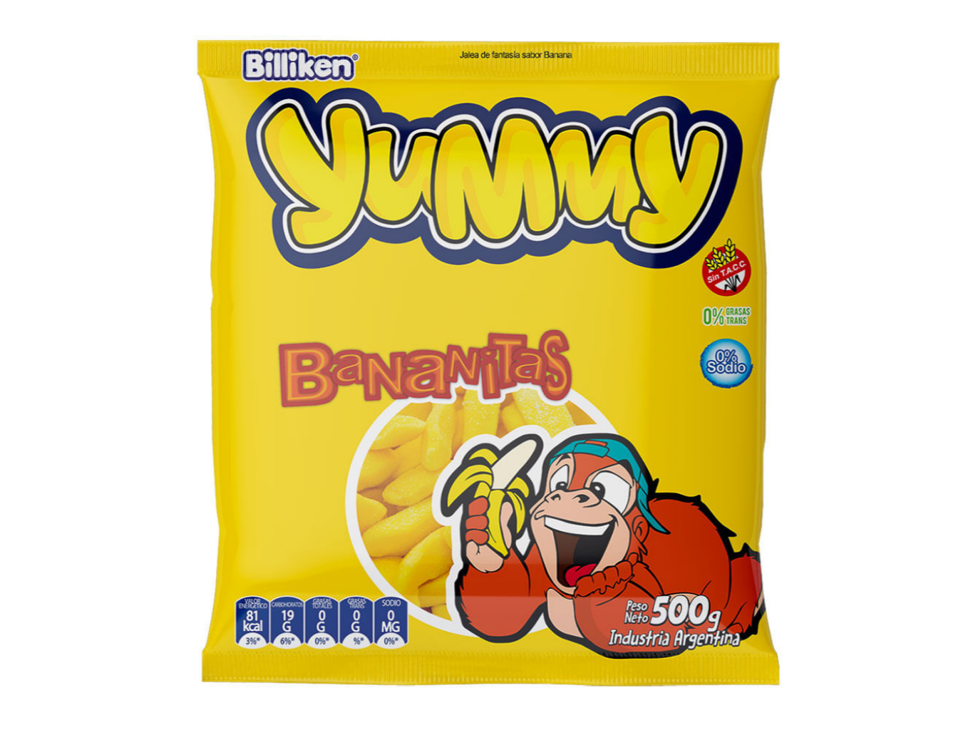 GOMA YUMMY BANANITA x 500g