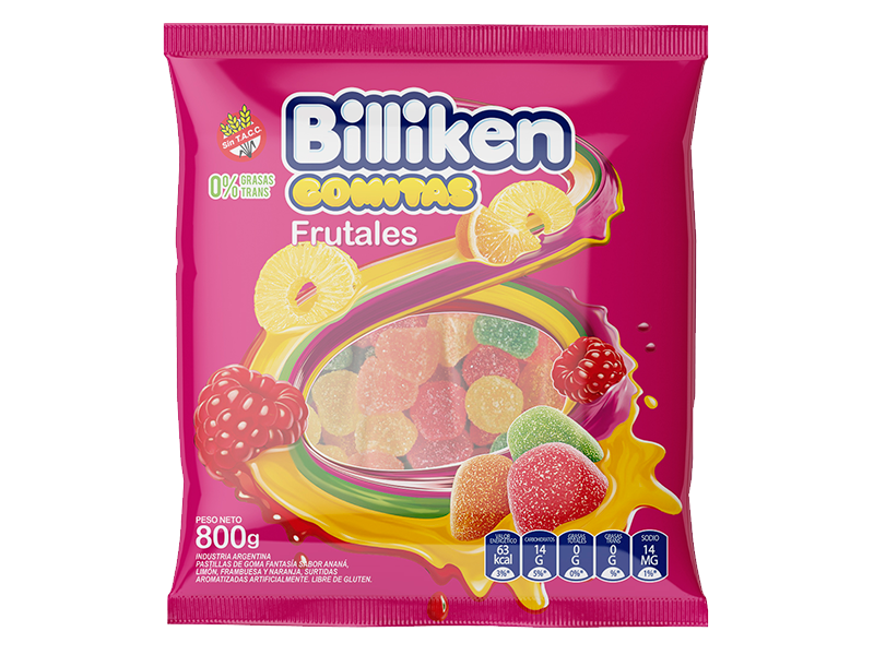 GOMA BILLIKEN FRUTAL x 800g