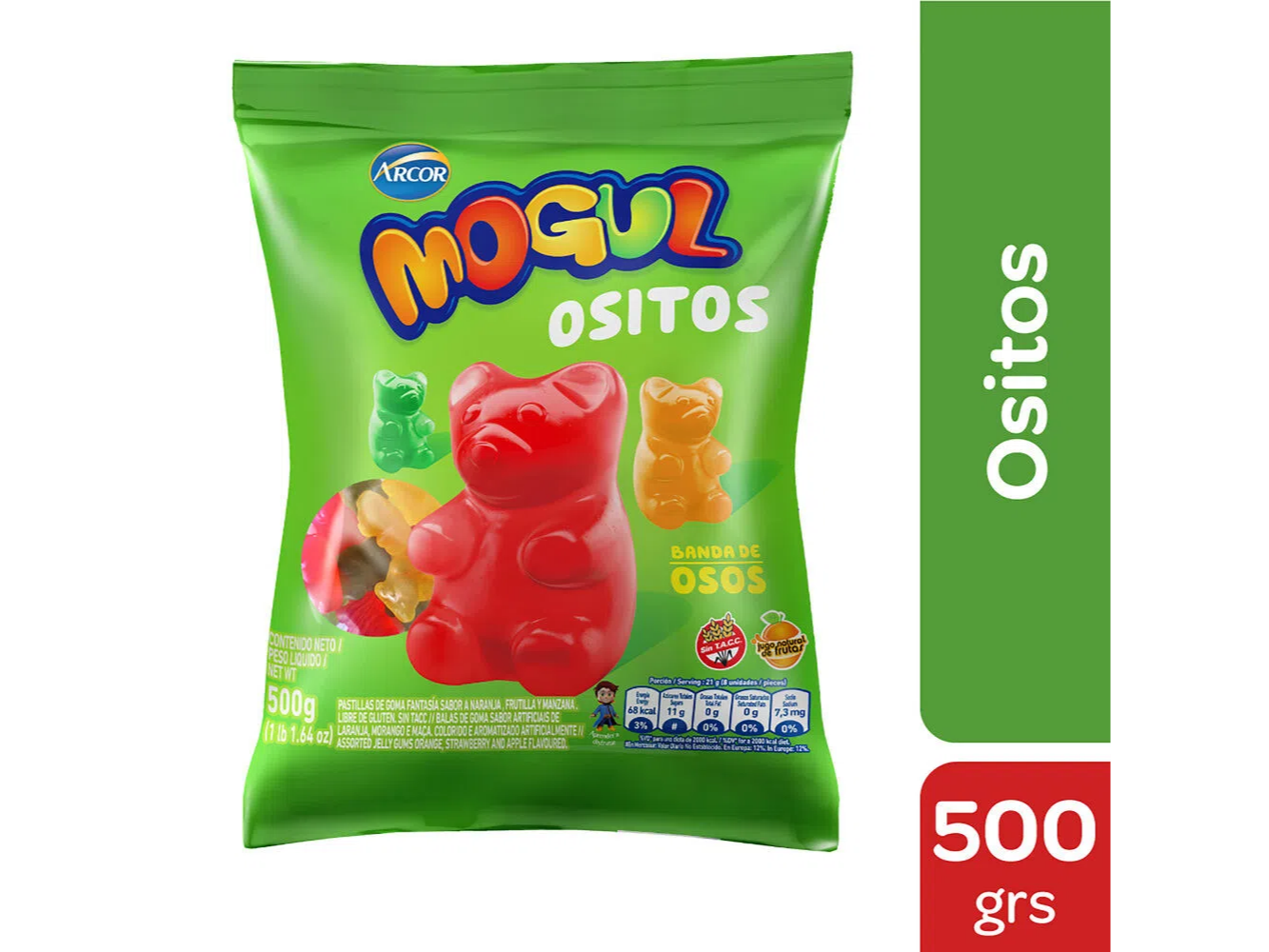 GOMA MOGUL OSITOS x 500g