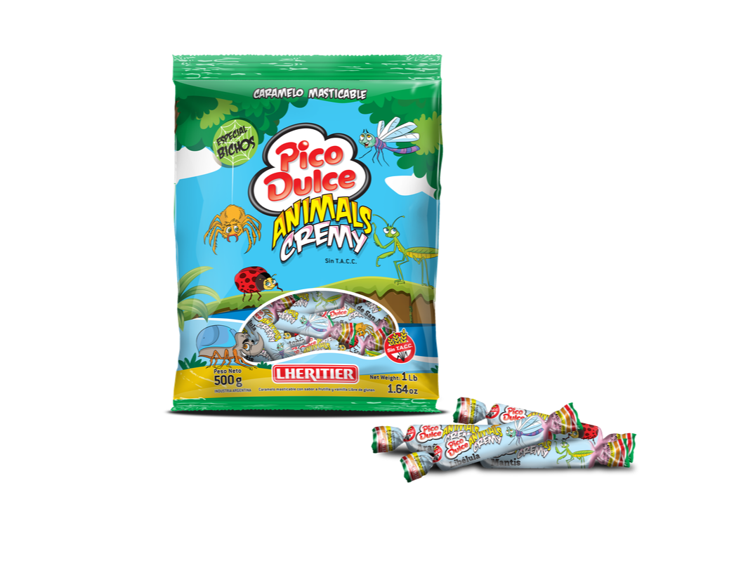CARAMELO PICO DULCE ANIMALS x 500g