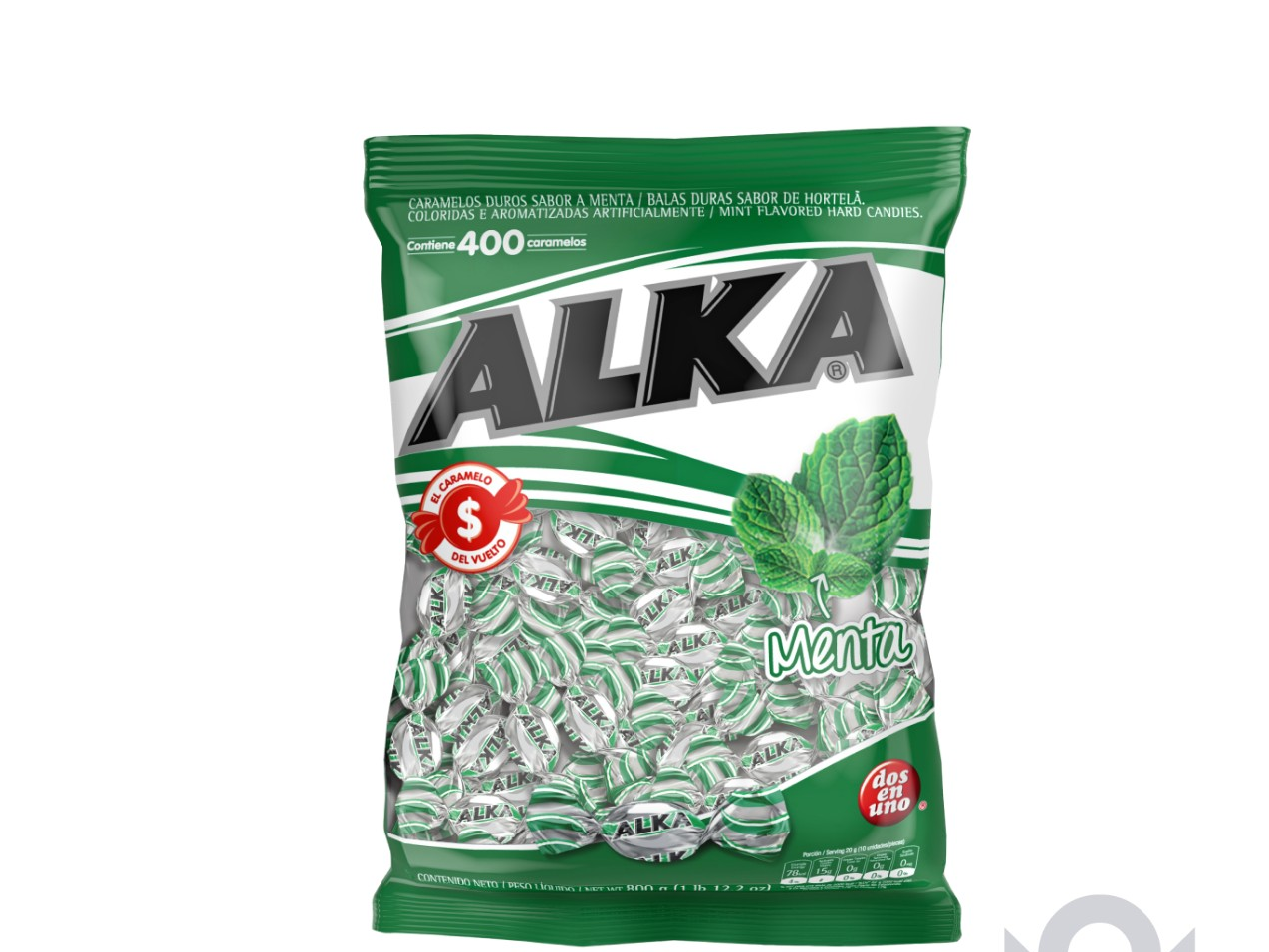 CARAMELO ALKA MENTA x 400