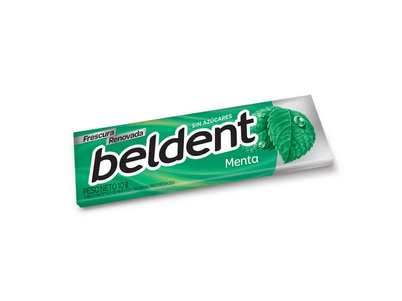 CHICLE BELDENT MENTA x 20