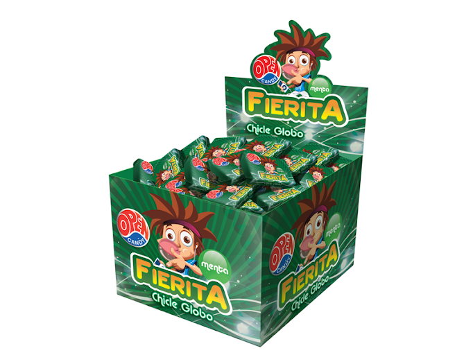 CHICLE FIERITA MENTA x 100