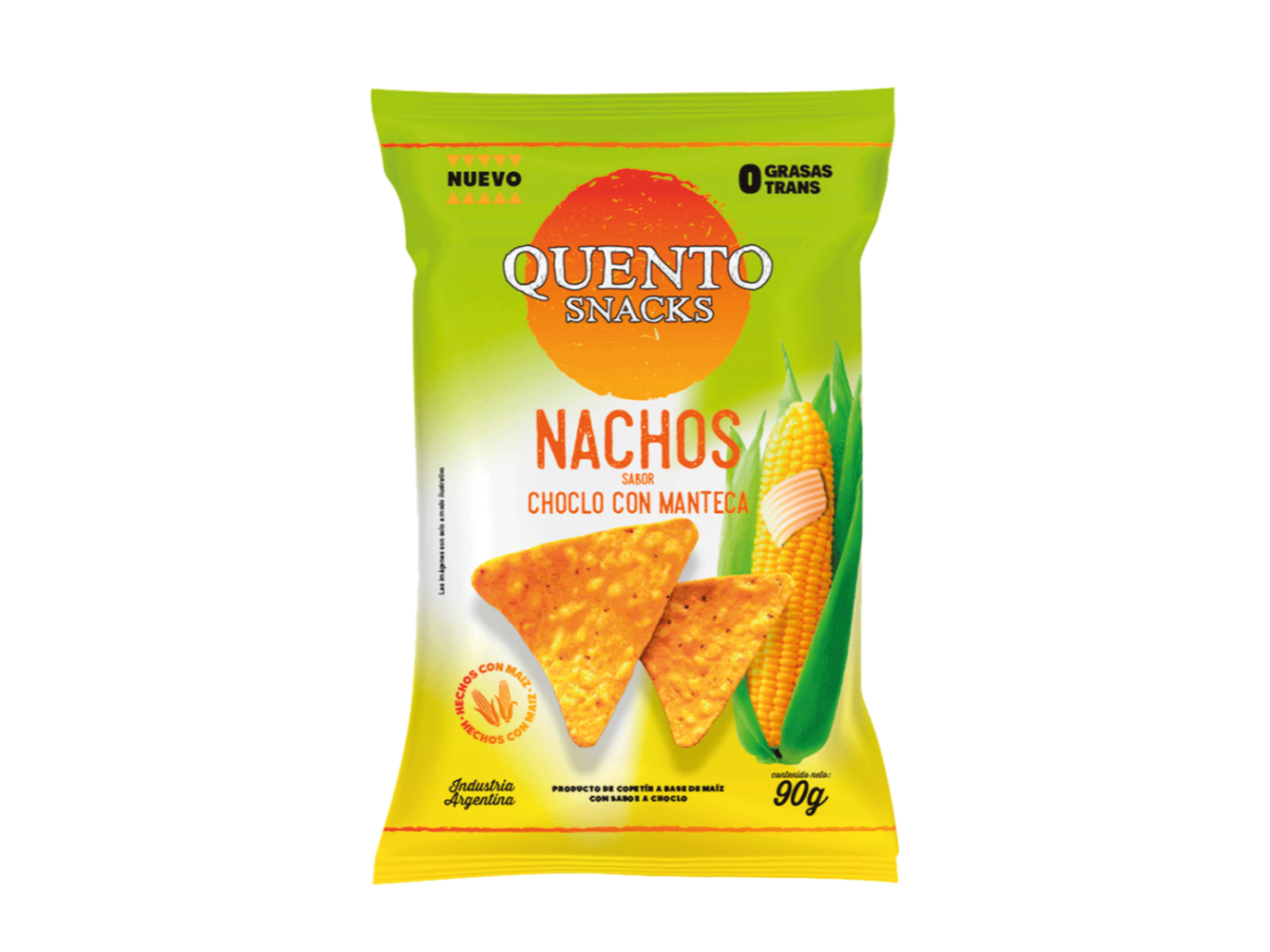 NACHOS CHOCLO C/MANTECA 90g