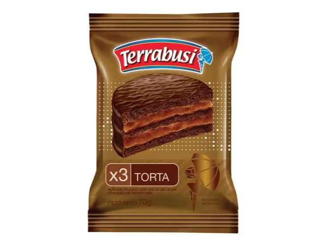 ALFAJOR TERRABUSI TORTA x 70g