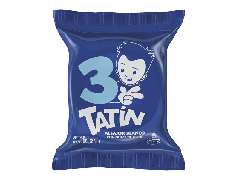 ALFAJOR TATIN TRIPLE BLANCO x 60g