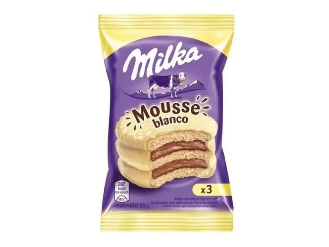 ALFAJOR MILKA BLANCO x 55g
