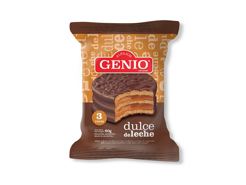 ALFAJOR GENIO NEGRO 60g