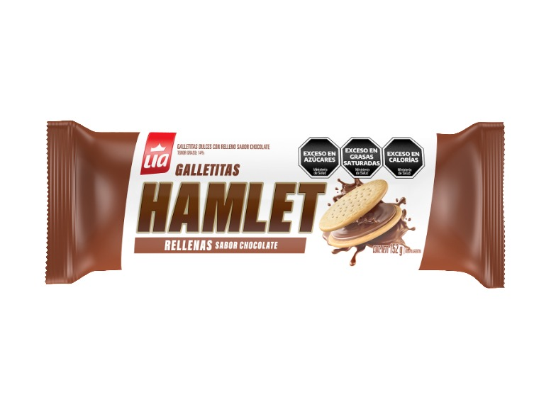 GALLETAS HAMLET RELL.CHOCOLATE 152g