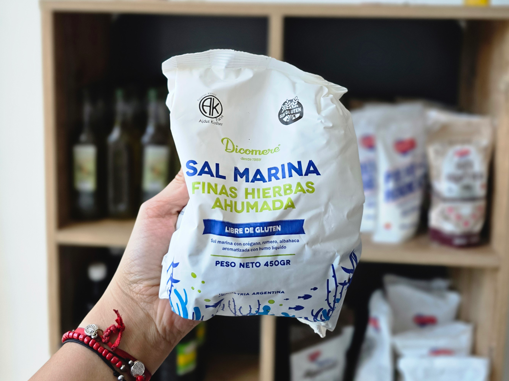 Sal marina Finas Hierbas Ahumada x450gr