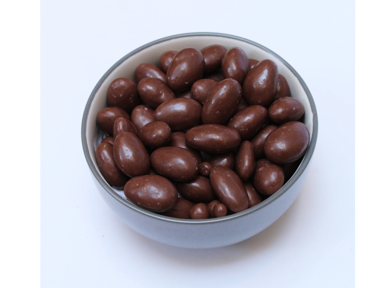 Almendras con choco negro