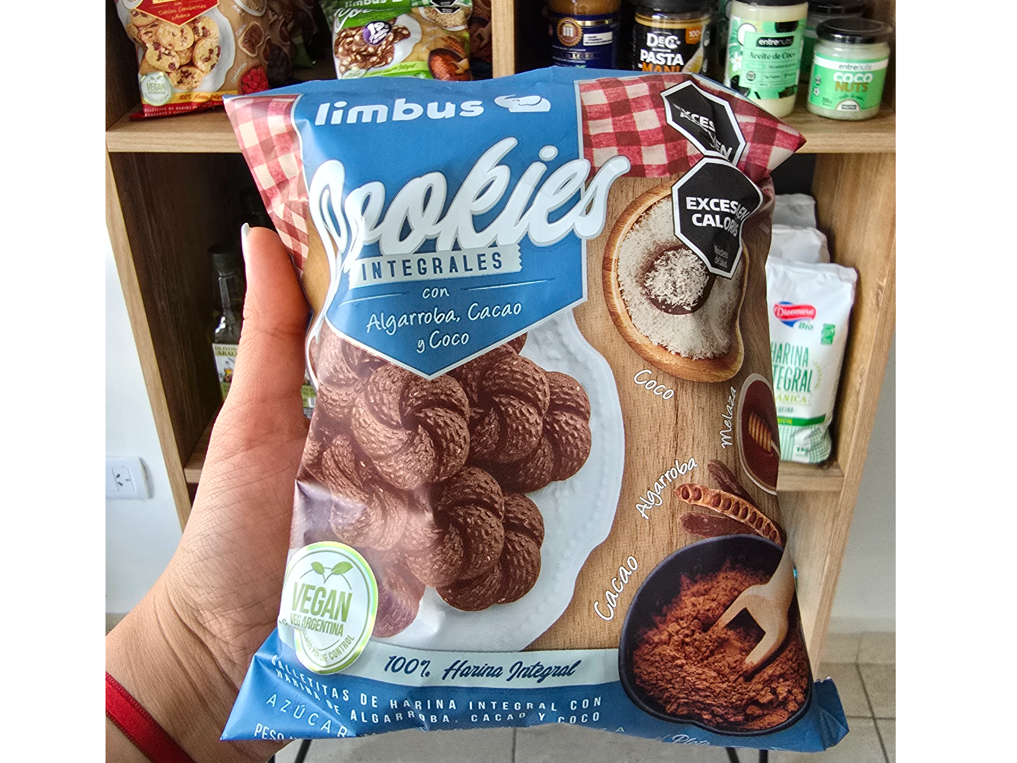 Galletas con harina de algarroba