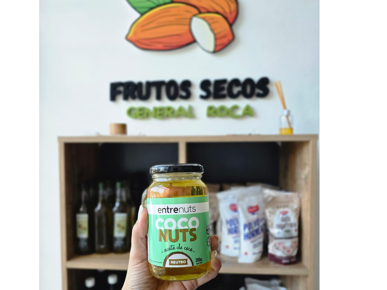 Aceite de coco Entrenuts 360ml