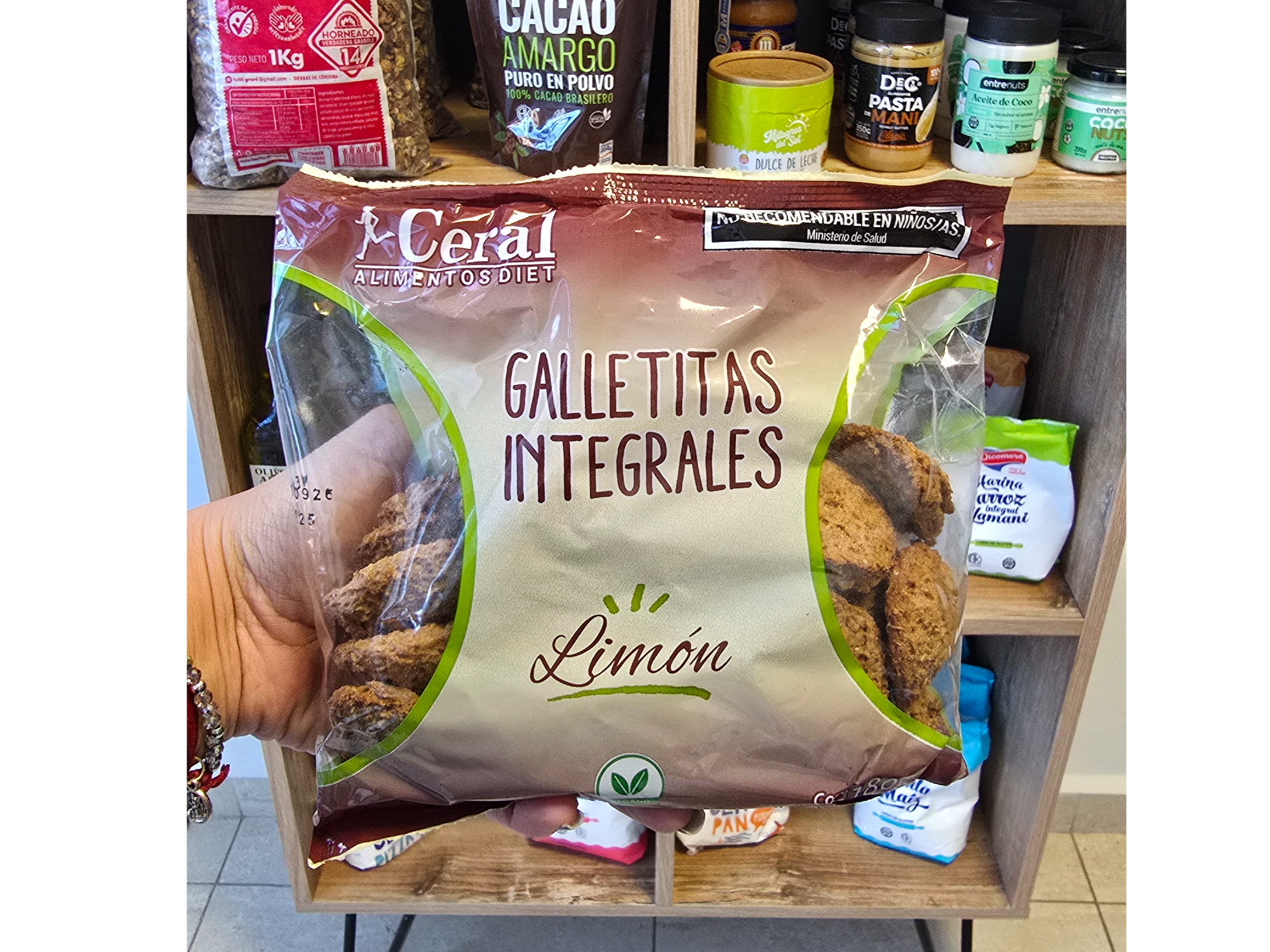 Galletas integrales Limon
