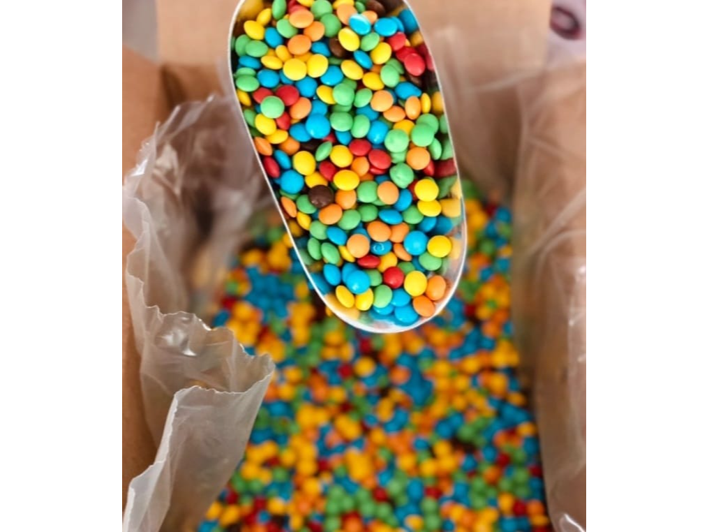 Lentejas de chocolate (tipo rocklets)