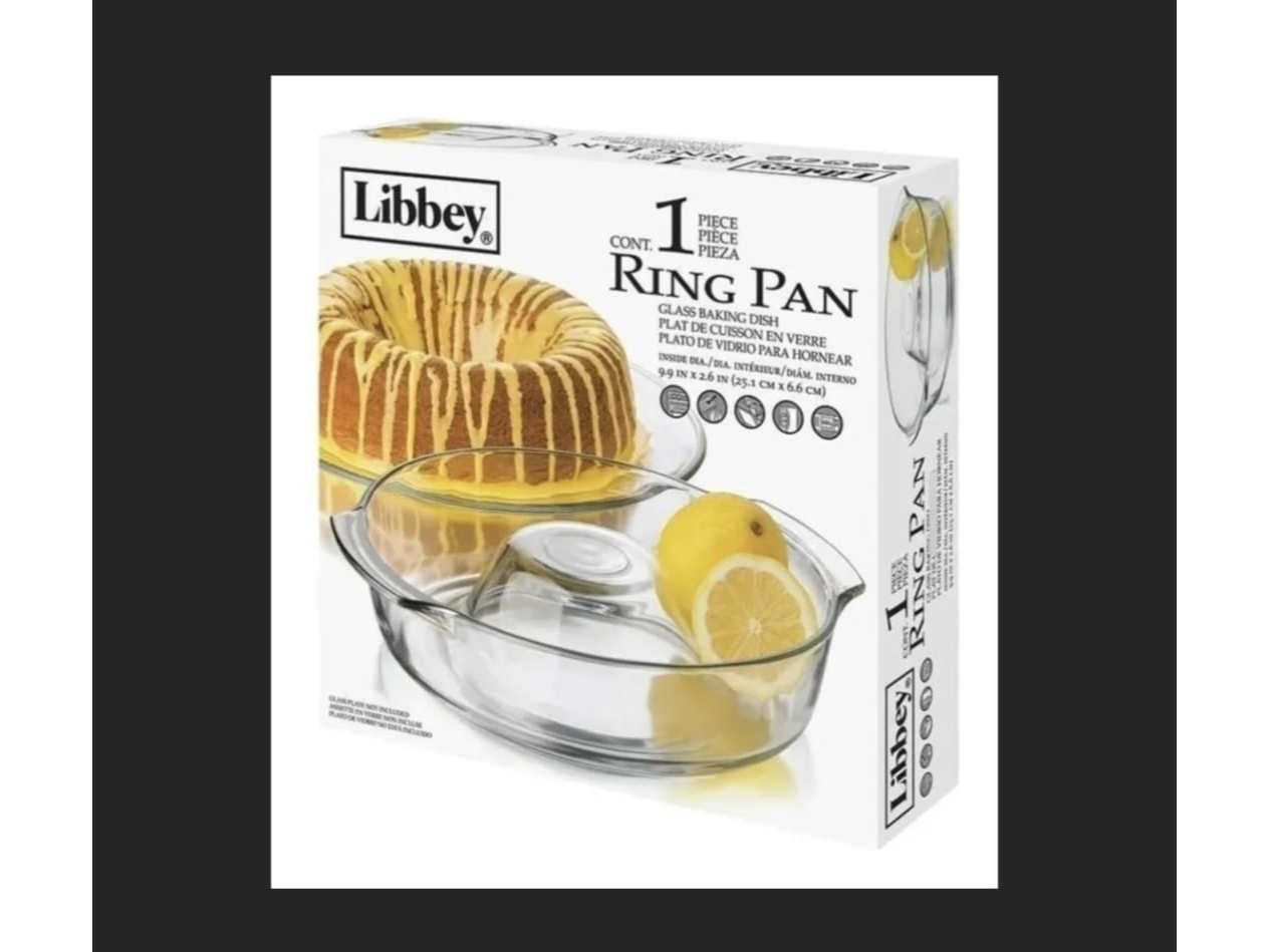 flanera de vidrio para horno 25,1 cm x 6,6
