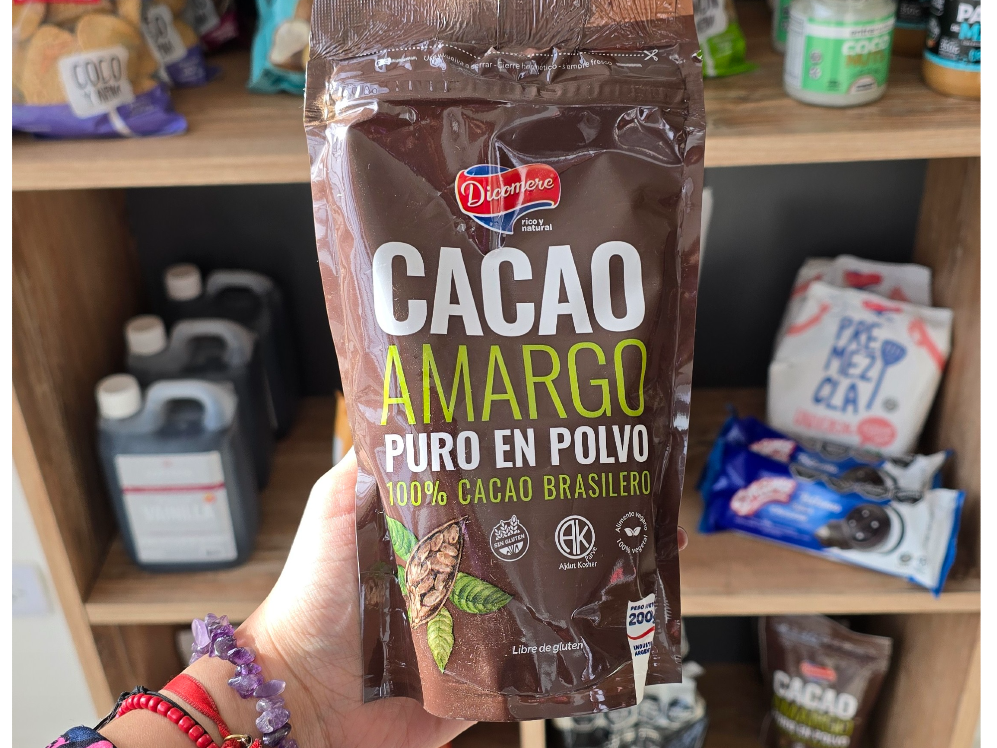 Cacao amargo puro x200gr