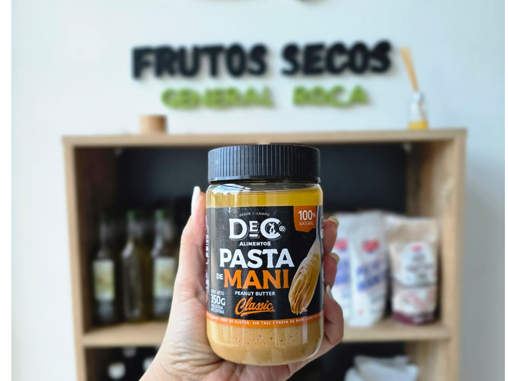 Pasta de maní DeC x350gr