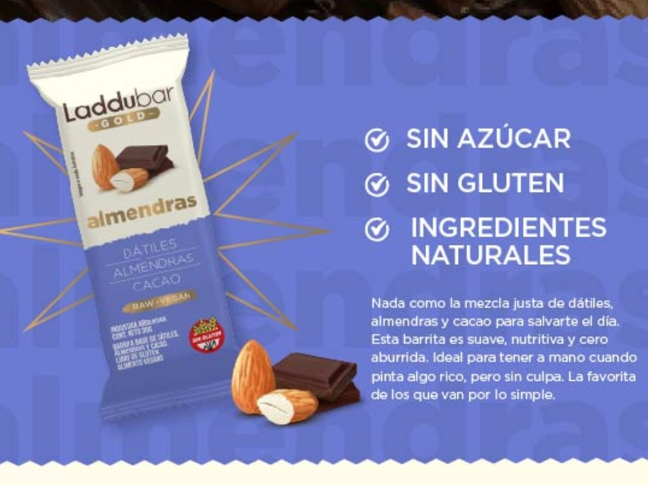 Laddubar Almendras