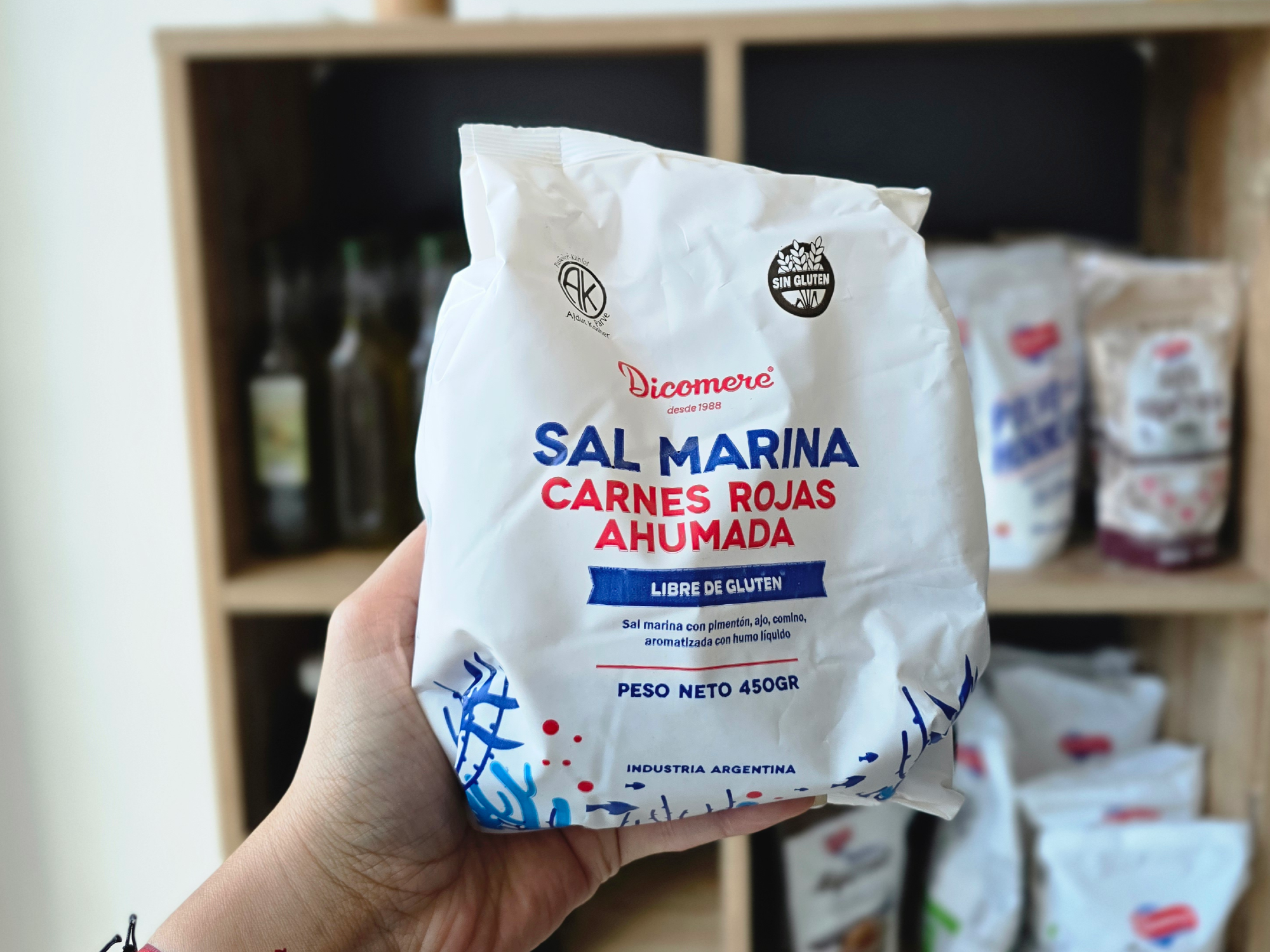 Sal marina fina ahumada x 450gr
