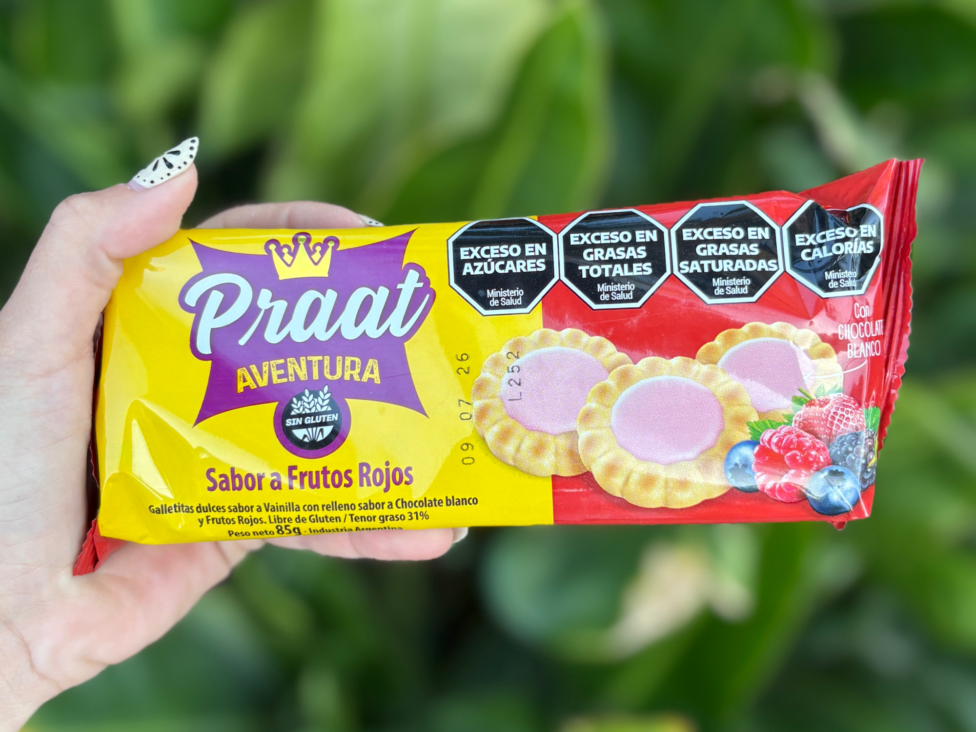 Vainilla con frambuesa