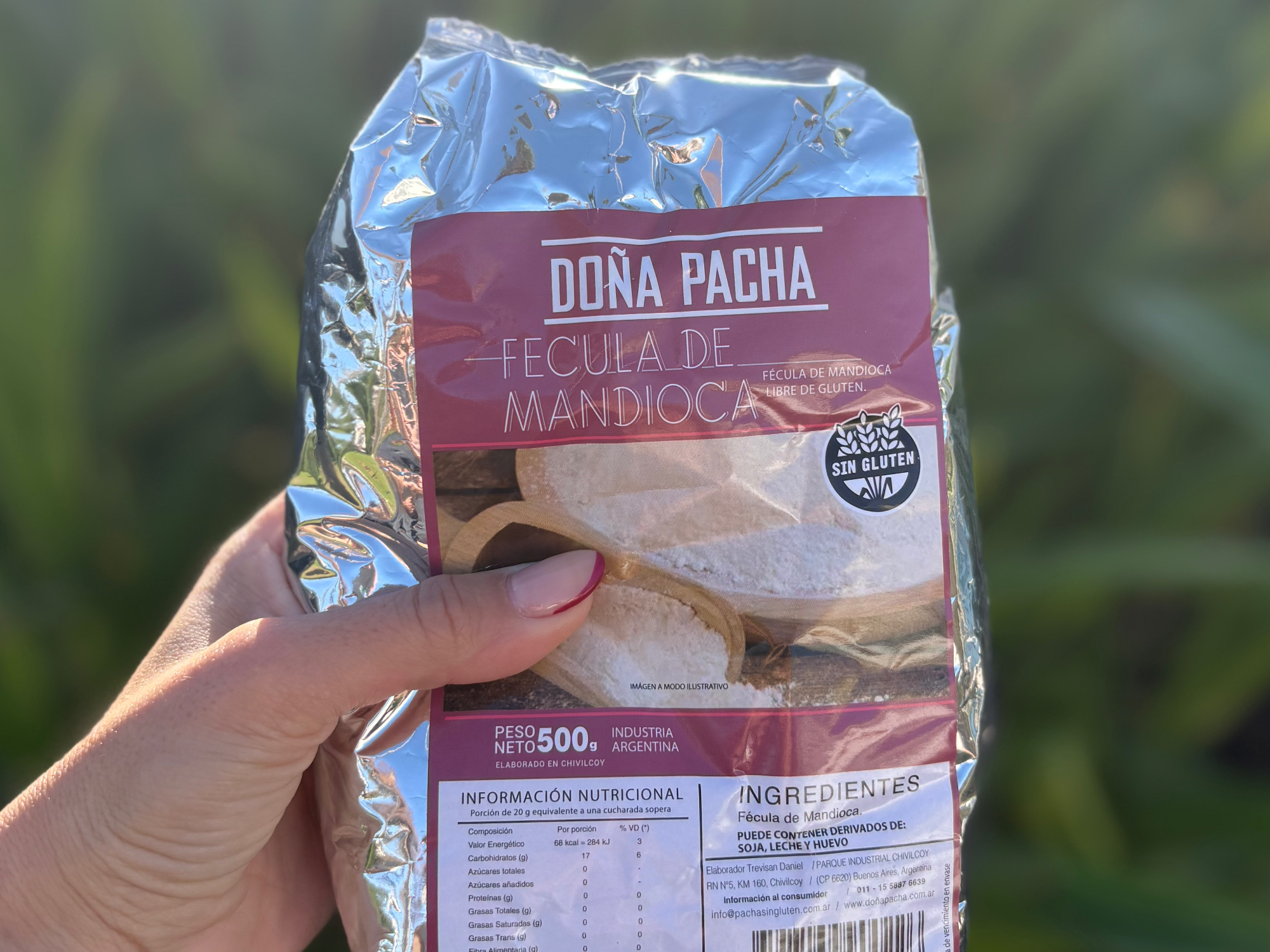 Fécula de mandioca x500 gr