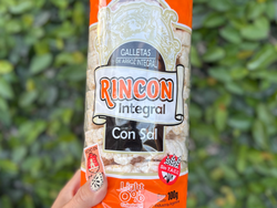 Discos de arroz con sal