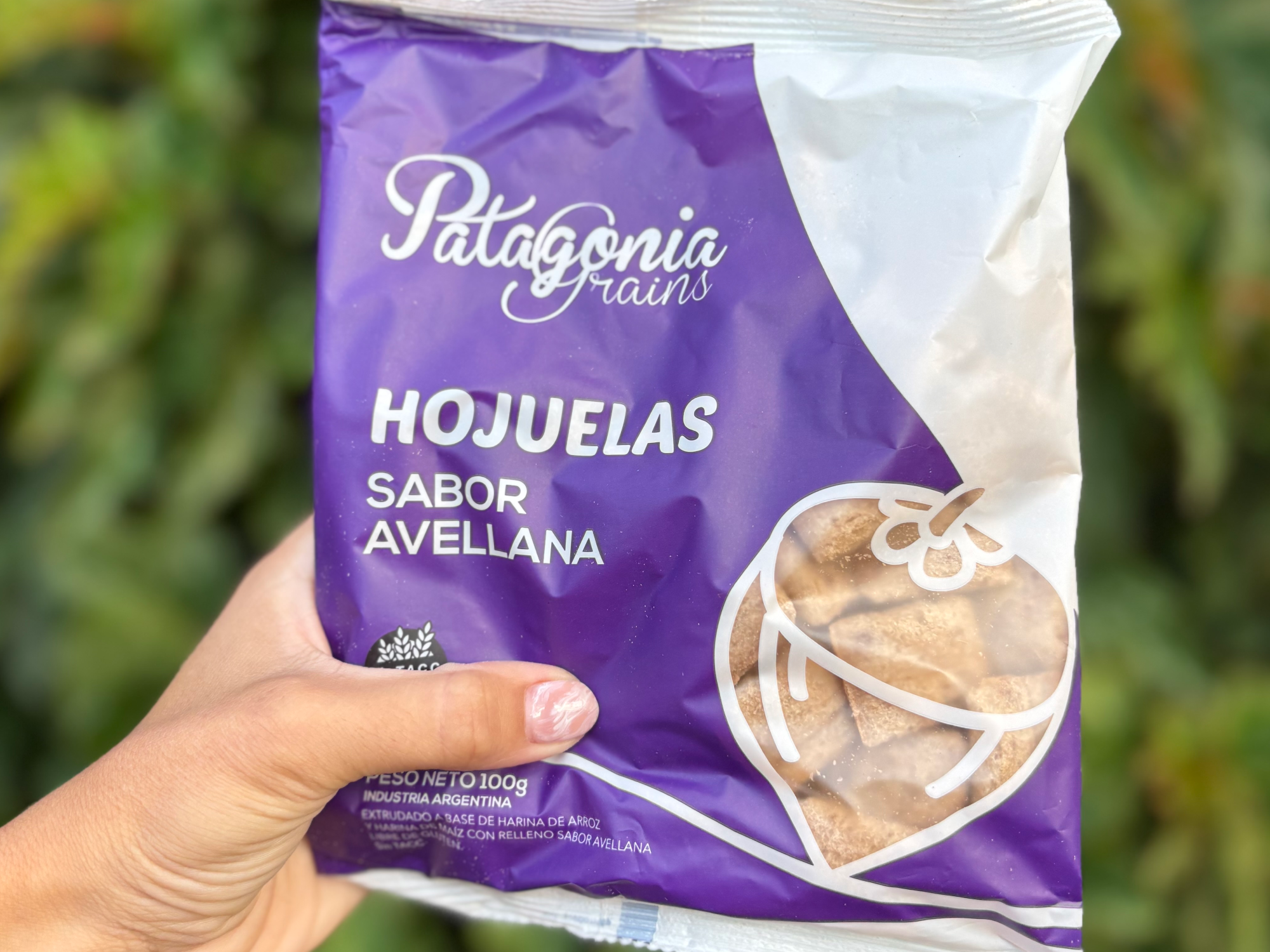 Hojuelas rellenas avellana x100gr