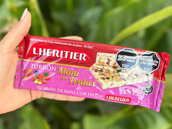 Turrón de maní con frutas