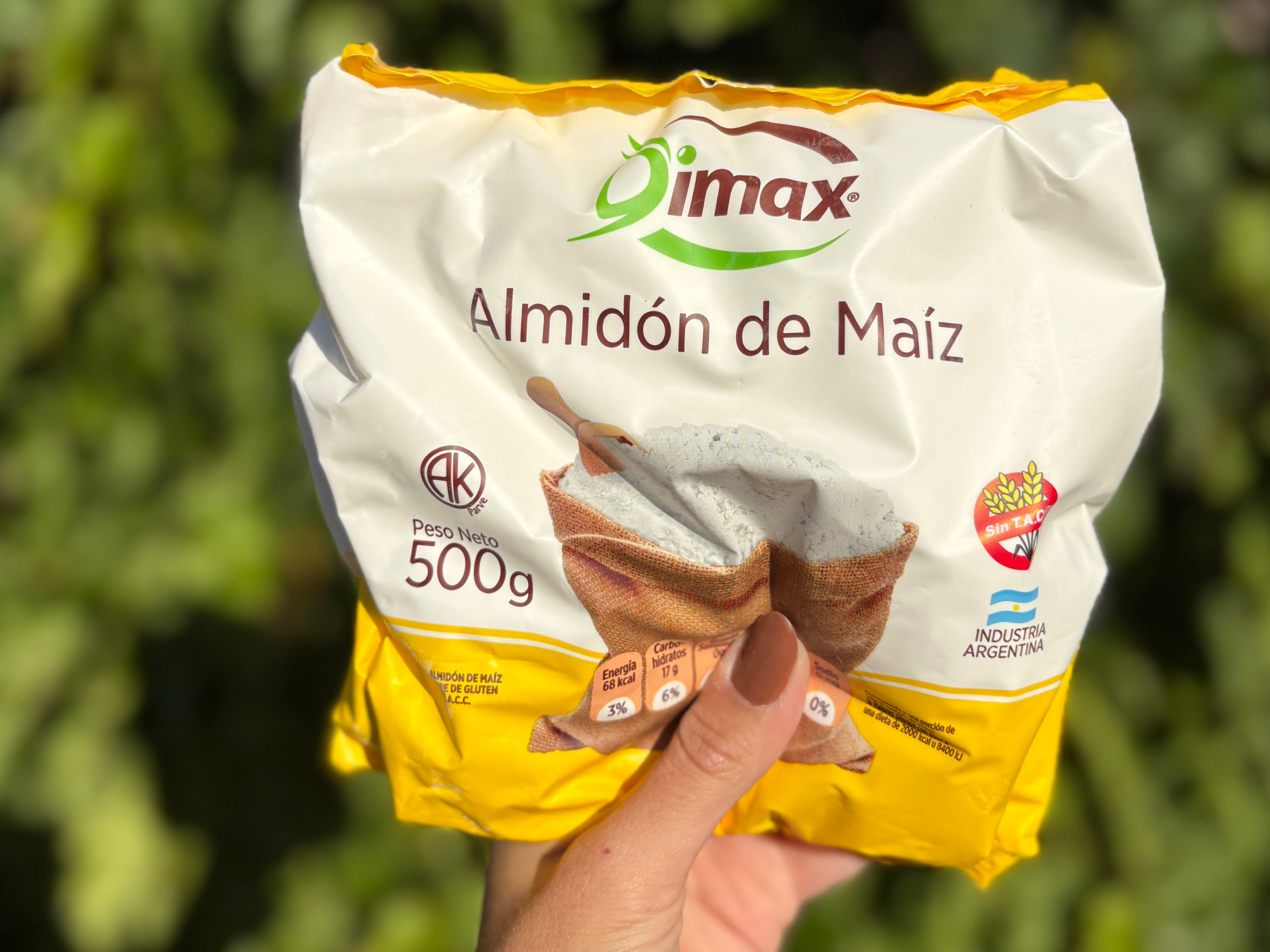 Almidón de maiz x500 gr
