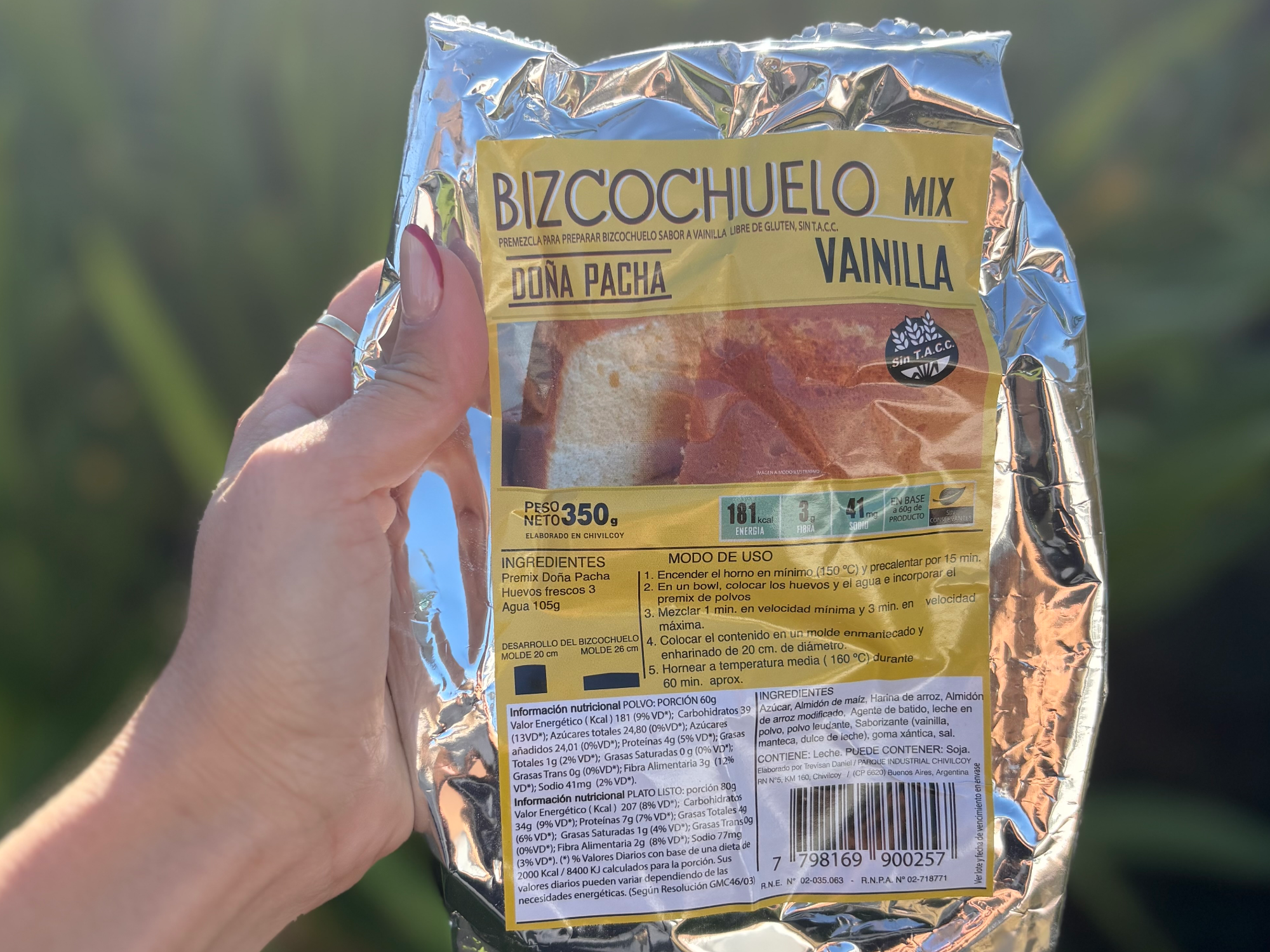 Premezcla bizcochuelo vainilla